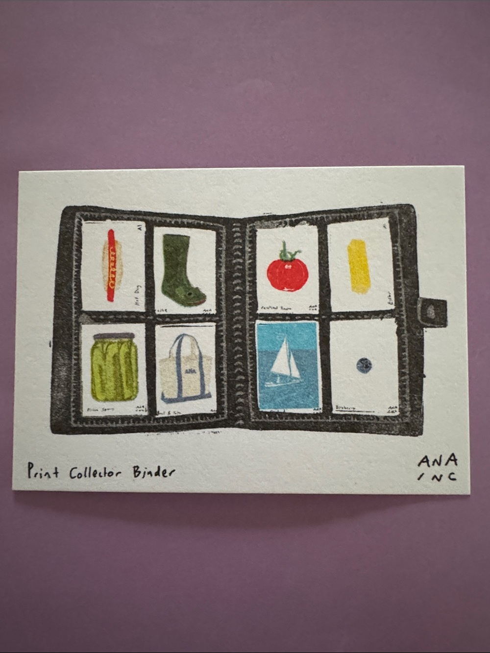 Anastasia Inciardi Mini Prints Print Collector Binder Print